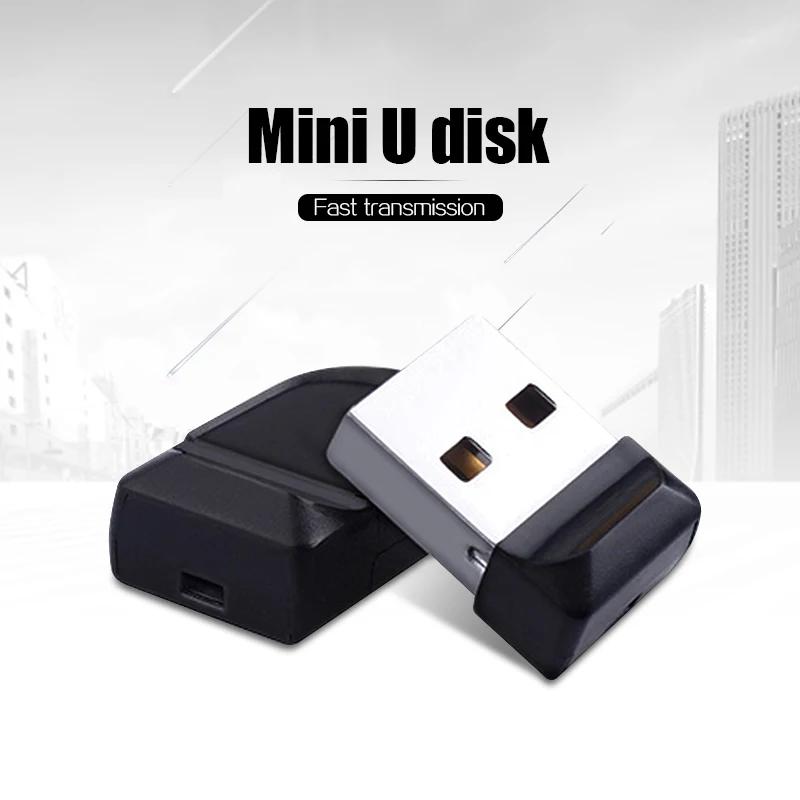 USB-флеш-накопитель 32 ГБ, 64 ГБ, металлический мини-флеш-накопитель USB 2.0, 16 ГБ, 128 ГБ, флэш-накопитель, внешний накопитель, 64 ГБ