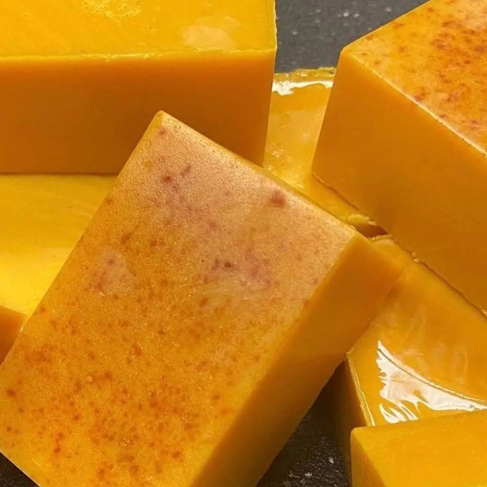 Мыло с куркумой лимоном Kojic, лучшее мыло для светящейся кожи