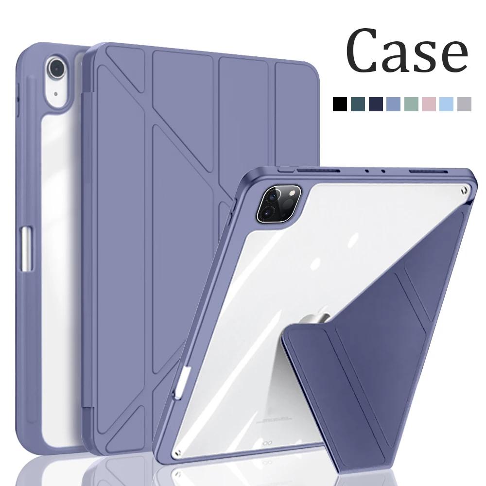 Чехол для Ipad Pro 13 11 12.9 Mini 6 Funda для Ipad Air 11 5 4 3 2 1 M4 M2 10 9 8 10-го 9-го поколения 2024 10,2 Чехол Аксессуары