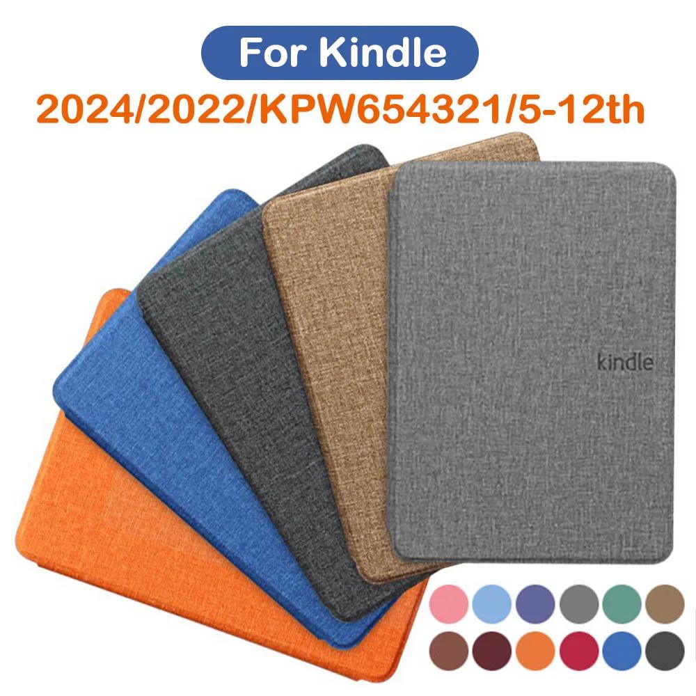 Чехол для Kindle 2024 2022 2021 Paperwhite Colorsoft 1 2 3 5 6 10-го 11-го 12-го поколения 6 6,8 7-дюймовый магнитный чехол в виде ракушки