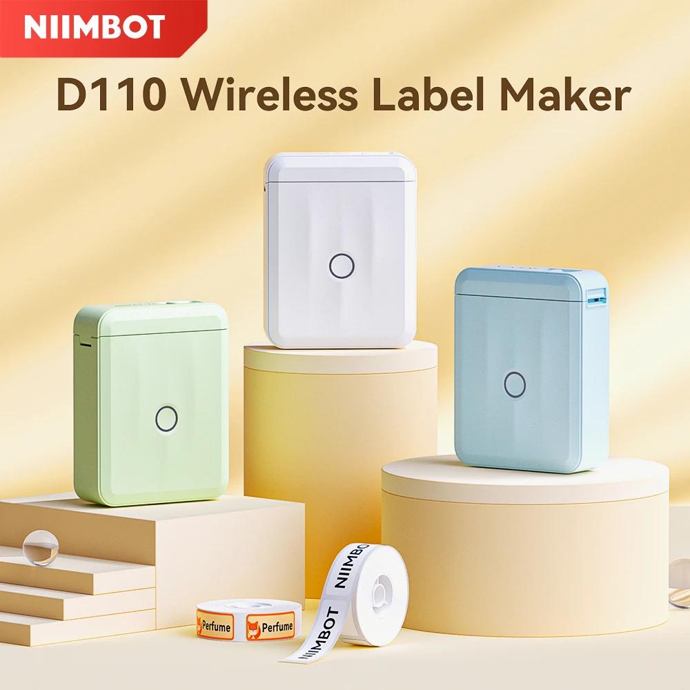 Niimbot D110/D11/D101 Мини-термопринтер этикеток Портативная машина для изготовления бумаги Беспроводная машина для изготовления наклеек Бесчернильная этикетировочная машина для офиса и дома