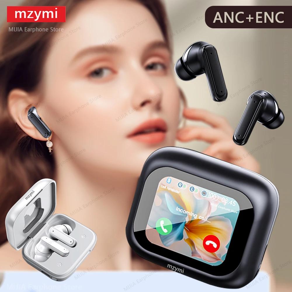 Mzymi наушники с полным сенсорным экраном ANC E18 Pro Bluetooth наушники беспроводные наушники-вкладыши ENC с приложением для перевода для XIAOMI