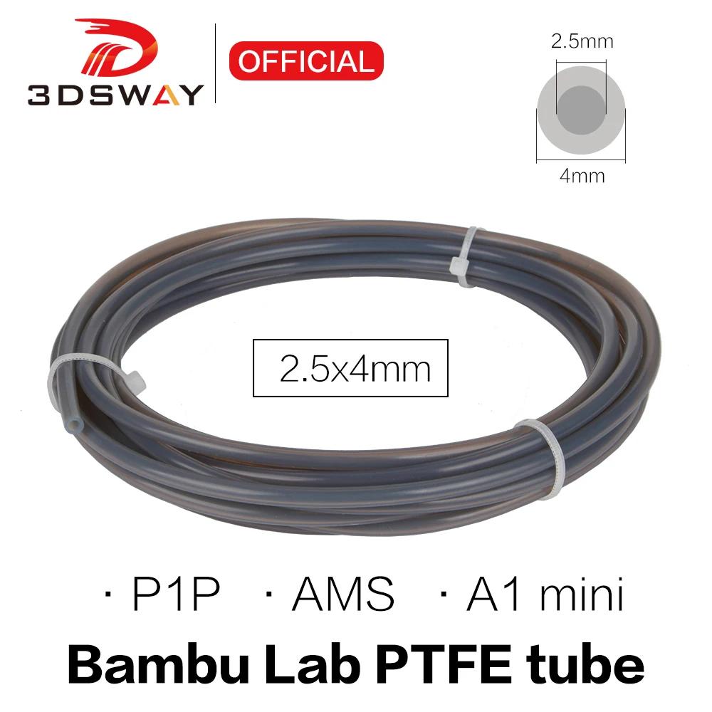 Для Bambu Lab P1P AMS A1 мини-3D-принтер Трубка из ПТФЭ Тефлоновая труба Экструдер Боудена 1,75 мм ID2,5 мм OD4 мм Запчасти нити Bambulab