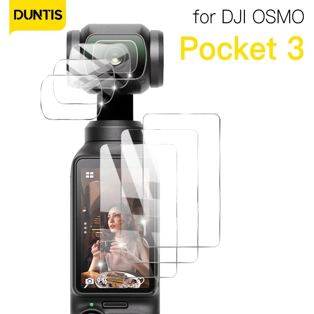 Закаленное стекло 9H HD для DJI OSMO Pocket 3, защитная пленка для экрана DJI Pocket 3, карданный объектив камеры, защитные аксессуары для стекла