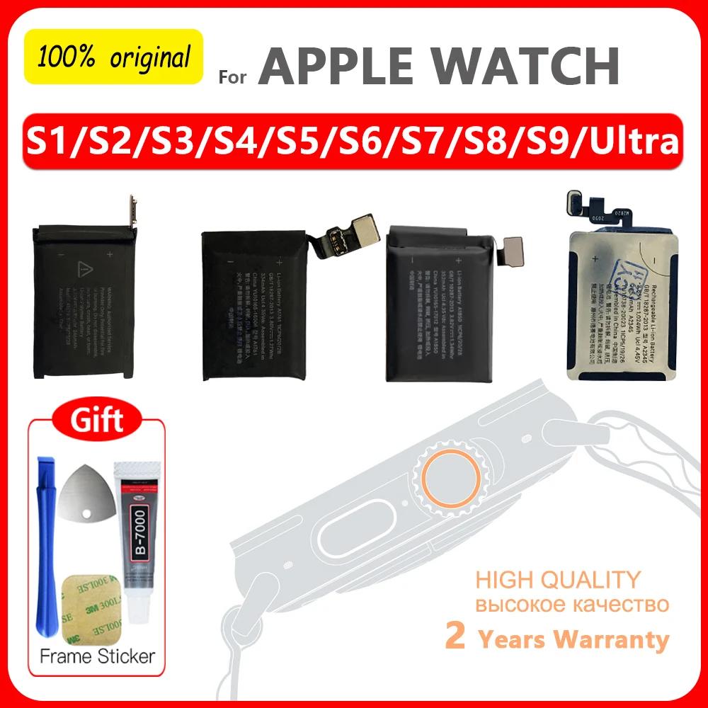 Сменный аккумулятор для Apple Watch Series SE 1 2 3 4 5 6 7 8 Bateria IWatch S1 S2 S3 GPS LTE S4 S5 S6 S7 S8 38/40/41/42/44/45 мм