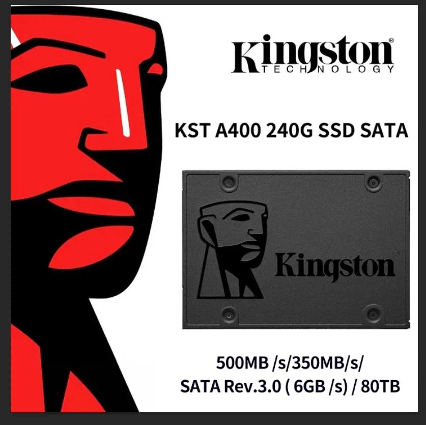 Внутренний твердотельный накопитель Kingston SSD A400, 960 ГБ, 480 ГБ, 240 ГБ, 120 ГБ, 2,5-дюймовый твердотельный накопитель SATA III, жесткий диск для ноутбука, настольного ПК