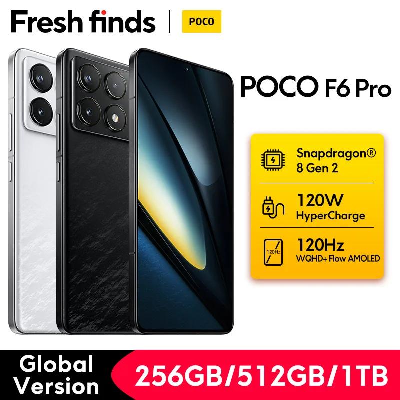 [Мировая премьера】POCO F6 Pro 5G Смартфон Глобальная версия Snapdragon®8 Gen 2 6,67 ''120Hz Flow AMOLED DotDisplay 120W Charge Три камеры 50 Мп NFC