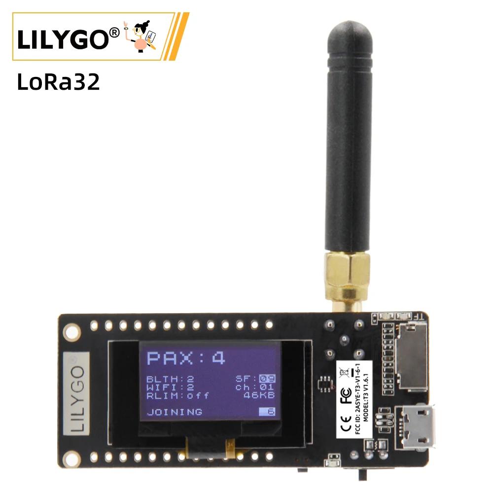 LILYGO ®   TTGO LoRa32 V2.1_1.6 Версия 433/868/915 МГц ESP32 LoRa OLED 0,96-дюймовая SD-карта Bluetooth WIFI Беспроводной модуль ESP-32 SMA