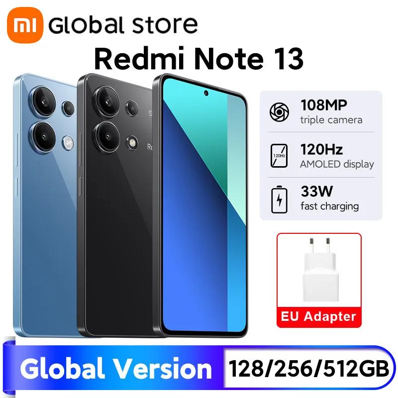 Глобальная версия смартфона Xiaomi Redmi Note 13 Snapdragon 685 108 МП камера 6,67 "FHD + AMOLED-дисплей 33 Вт быстрая зарядка 120 Гц