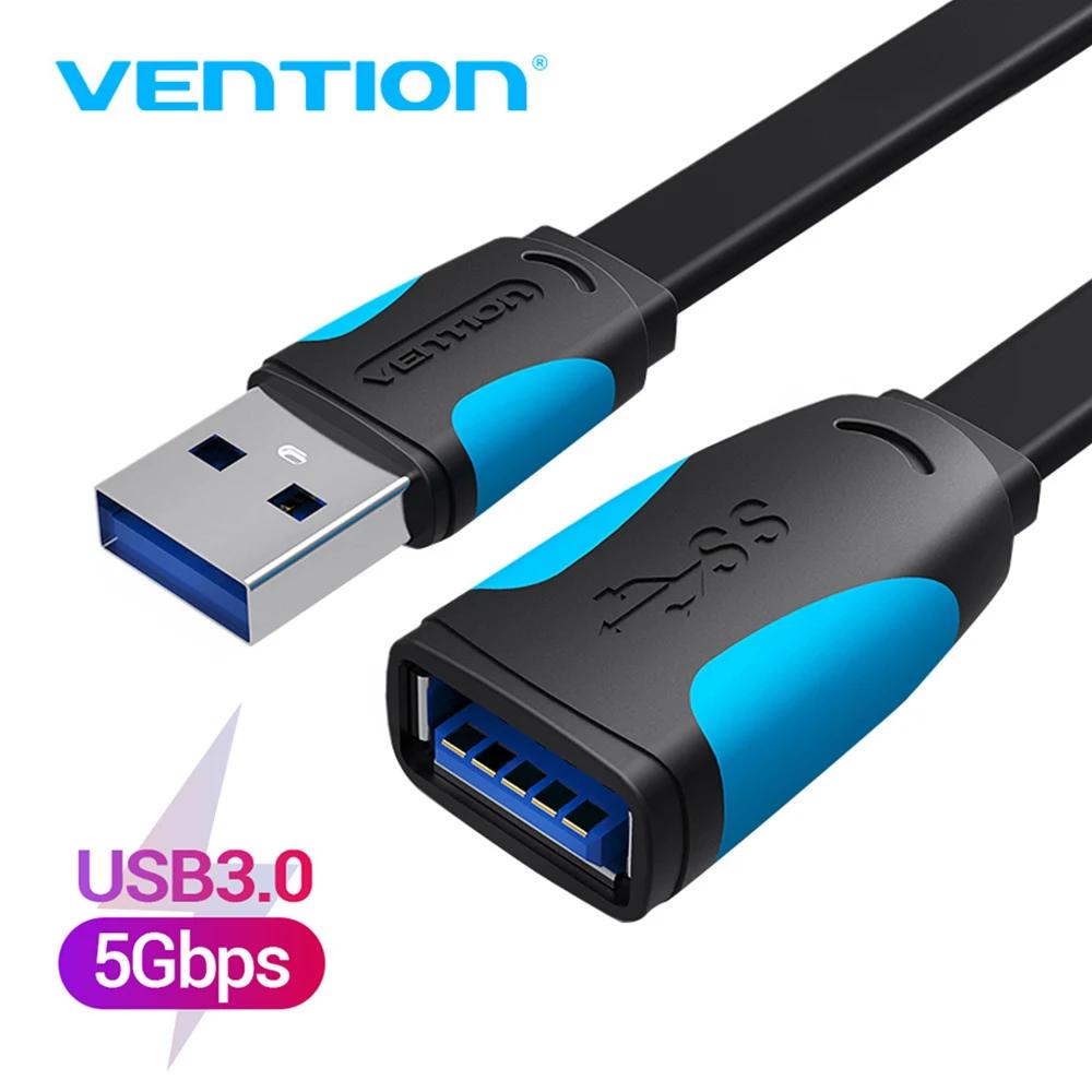 Vention USB 3,0 Удлинительный кабель от мужчины к женскому Удлинительный кабель быстрая скорость USB 3,0 кабель Расширенный для ноутбука ПК USB 2,0 удлинитель