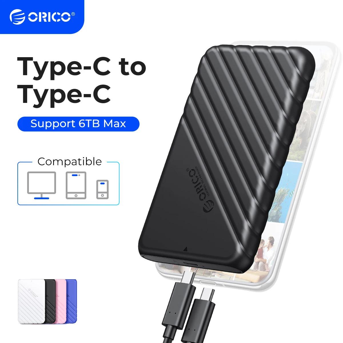 ORICO MicroB USB3.0 2,5 "чехол для внешнего хранения жесткого диска SATA 5 Гбит/с HDD SSD Корпус жесткого диска Поддержка UASP для ПК Ноутбука