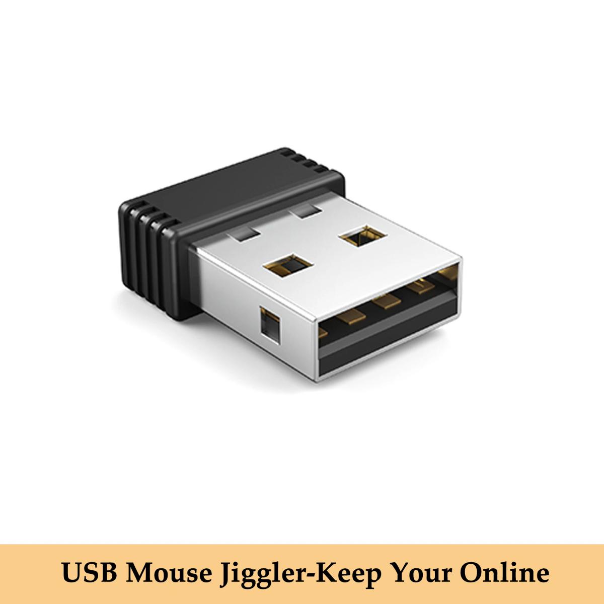 Беспроводная мышь Jigglers Mover Необнаружимый автоматический шейкер с USB-портом Wiggler для ноутбука сохраняет компьютер во время движения мыши