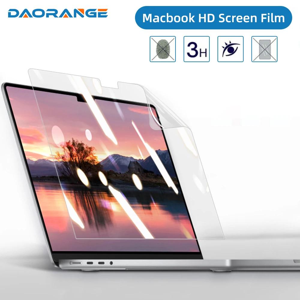 Защитная пленка для экрана MacBook HD, мягкая пленка для Air 13 дюймов M1 M2 Pro 11 13 14 15 16 дюймов, защитные аксессуары для сенсорной панели