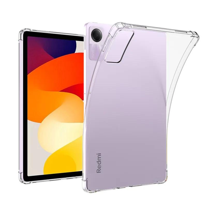 Чехол для Redmi Pad SE 11 "2023, прозрачные воздушные мешки, Мягкий Силиконовый ТПУ защитный противоударный чехол, чехлы для Xiaomi RedmiPad SE