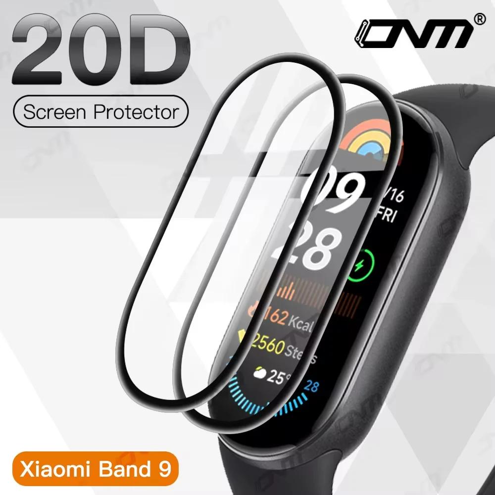 Защитная пленка 20D для Xiaomi Mi Band 9, гибкая мягкая защитная пленка HD от царапин для аксессуаров Miband 9, не стекло]